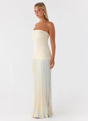 Otillie Knit Maxi Dress - Yellow