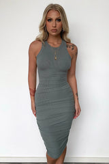 Rhianna Dress - Khaki