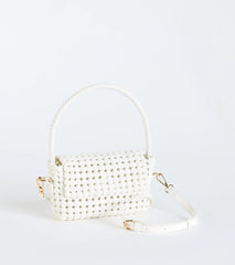 Finishing Touch Woven Shoulder Bag