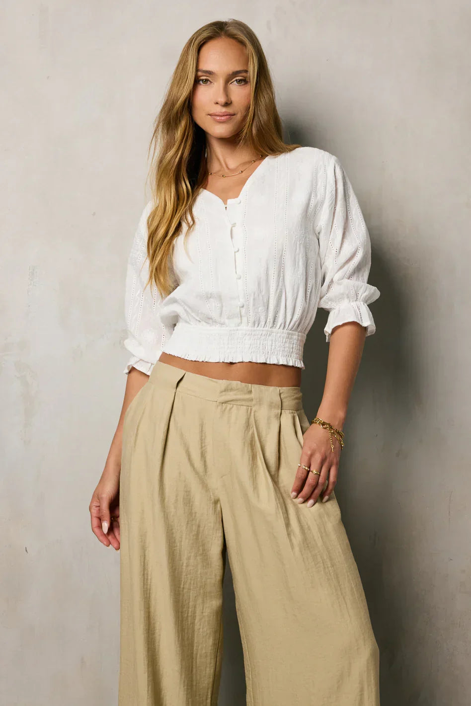 Mary Embroidered Blouse Final Sale